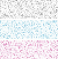 Circles technology pattern banners N6
