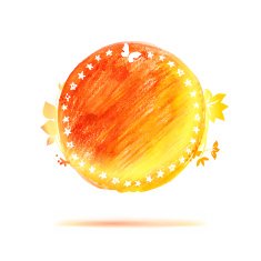 New summer pencil drawing label