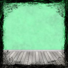 Green grunge background Abstract vintage texture with frame and N21