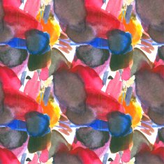 Watercolor color stains pattern N6