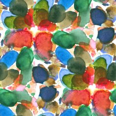 Watercolor color stains pattern N7
