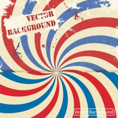 Vintage design template with rays Vector N2