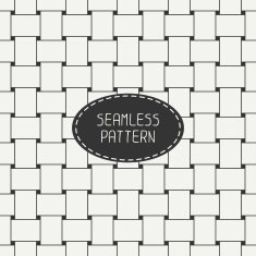 Geometric seamless pattern with intertwined bands Wrapping paper Abstract background N2