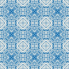 Vintage blue pattern N2