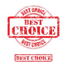 Rubber stamp design BEST CHOICE