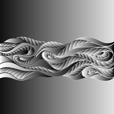 Decorative ornamental pattern background N29