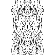 Decorative ornamental pattern background N31