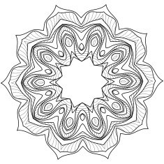 Decorative ornamental pattern background N32