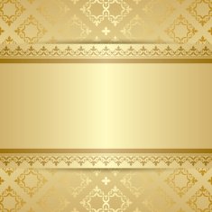 gold pattern with ornament and gradient - vector N2