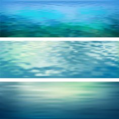 Abstract Vector Water Banners N2