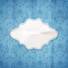 Classical frame on a Wooden background N4