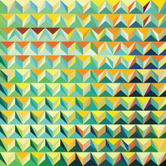 Modern triangular pattern