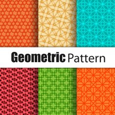 Set of geometric vector patterns N2