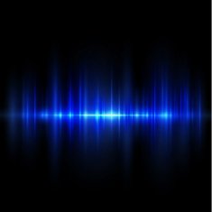 Abstract strips light blue isolate on black background vector illustration N2