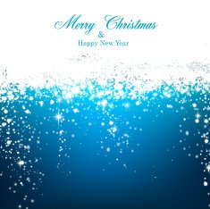 Christmas blue abstract background N12