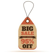 Price tags in vintage style N7