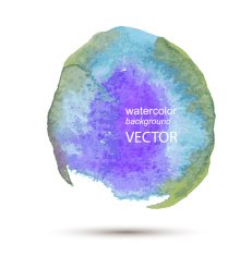 Abstract watercolor hand painted background N46