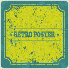 Abstract grunge vintage frame background Vector