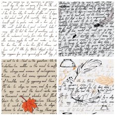 Seamless calligraphic pattern