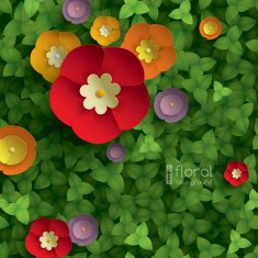 Paper graphic of blossom N3