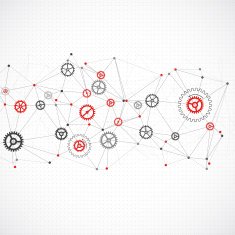 Abstract technology business template background N26