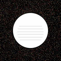 Star background card Text frame with Scattered tiny stars