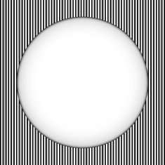 Vector - Circle Border Black and White Stripes