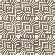 Vintage geometric seamless background old vector repeat pattern N6