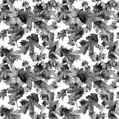 Seamless texture with colored watercolor maple leaves N28