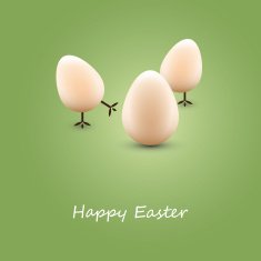 Happy Easter card N27