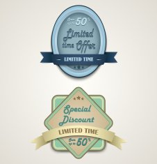 Discount vintage retro design style