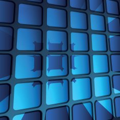 Abstract 3D Geometric Mosaic Background