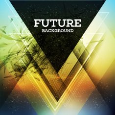 Abstract triangle future vector background N7