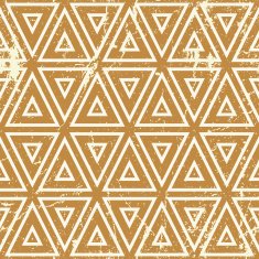 Grunge geometric seamless pattern vintage vector background