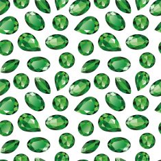 Emeralds seamless texture vector N2