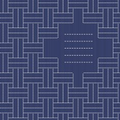 Japanese Embroidery Ornament with weaving and place for your text N2