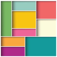 Abstract 3d square background colorful tiles geometric vector illustration N8