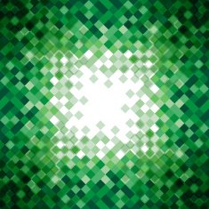 Abstract green triangle mosaic background N2