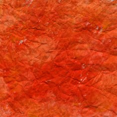 crumpled red and yellow painted paper texture