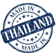 Made In Thailand blue stamp
