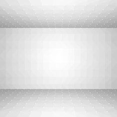 White geometric design