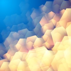 Abstract backgrund with hexagonal elements