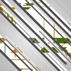 Abstract futuristic shapes N15