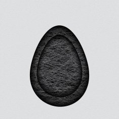 Abstract vector egg form easter background