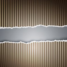 Ragged paper with a pattern of lines