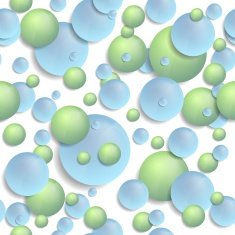 Abstract circles seamless background