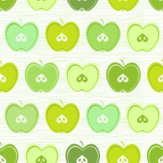 Seamless colorful apple pattern in vector N2