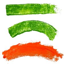 Splash blot banner set on white background handmade brush stroke N10