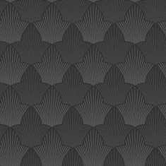seamless abstract black flower background N2