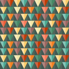 Abstract Triangle Geometrical seamless background Vintage color N3